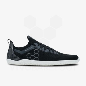 Vivobarefoot Primus Lite Knit Trainingsschuhe Herren Schwarz | CH346EI