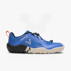 Vivobarefoot Primus Trail II FG Preschool Schuhe Kinder Blau | CH088CP